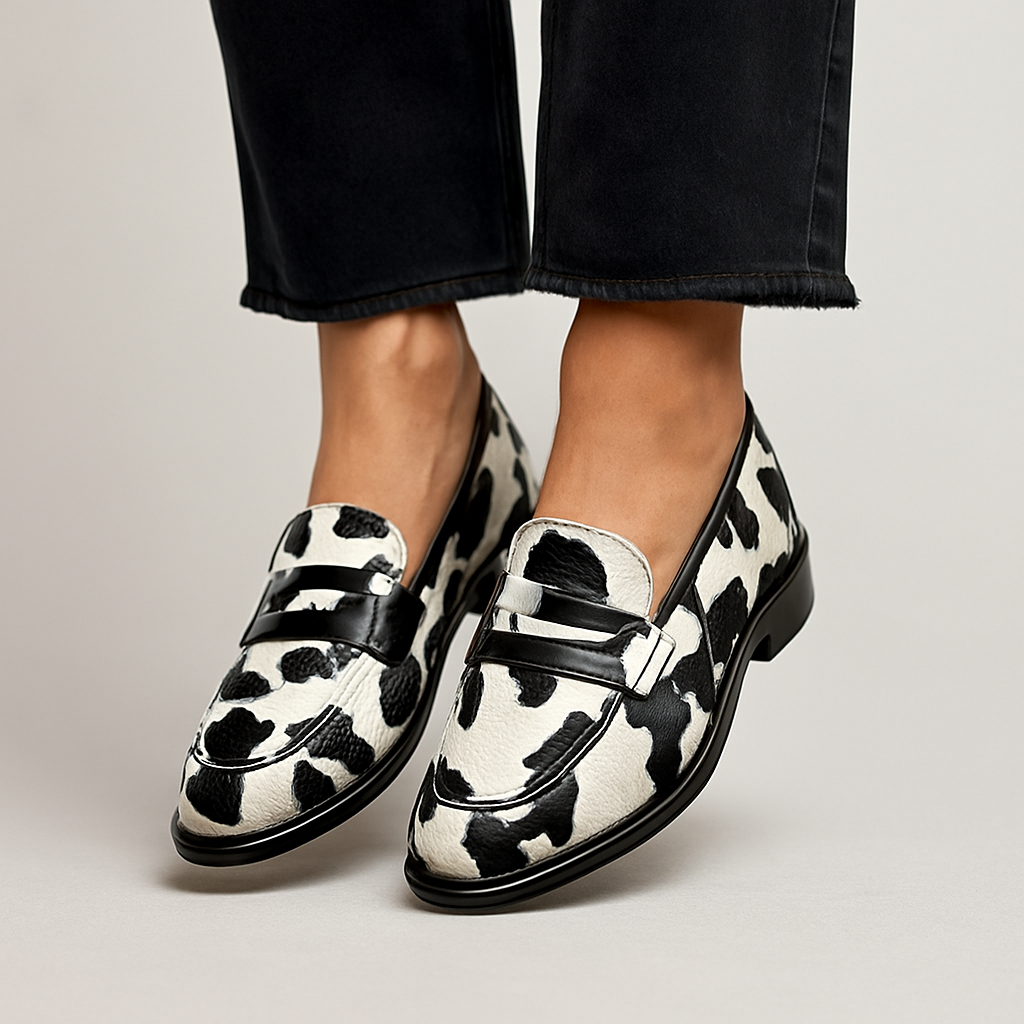 Quinn | Bold Patterned Women’s Loafers