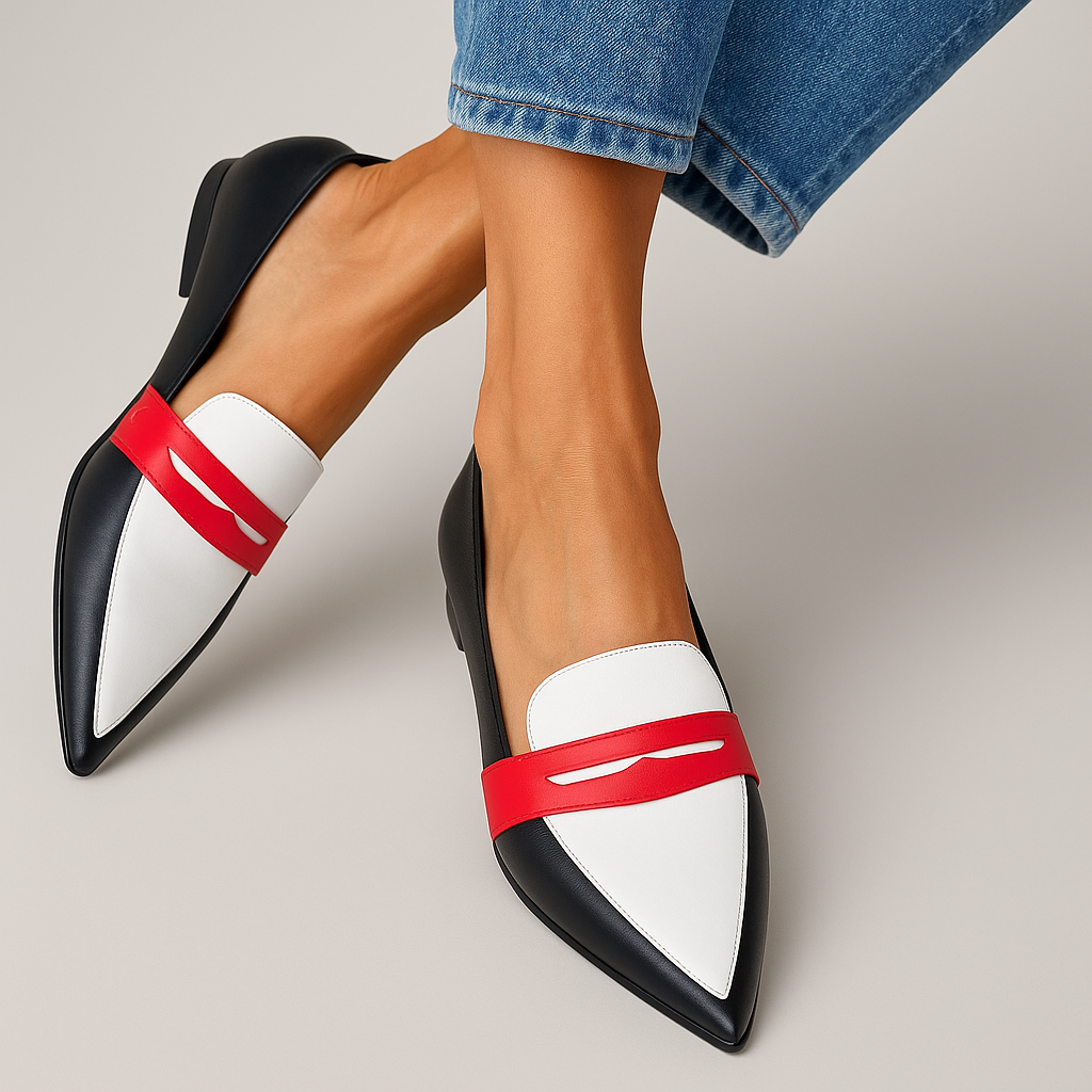 Sloane | Bold Pointed Loafers