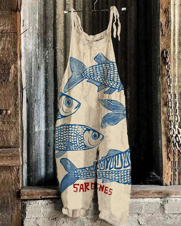 Sardine Japanese Art Jumpsuit