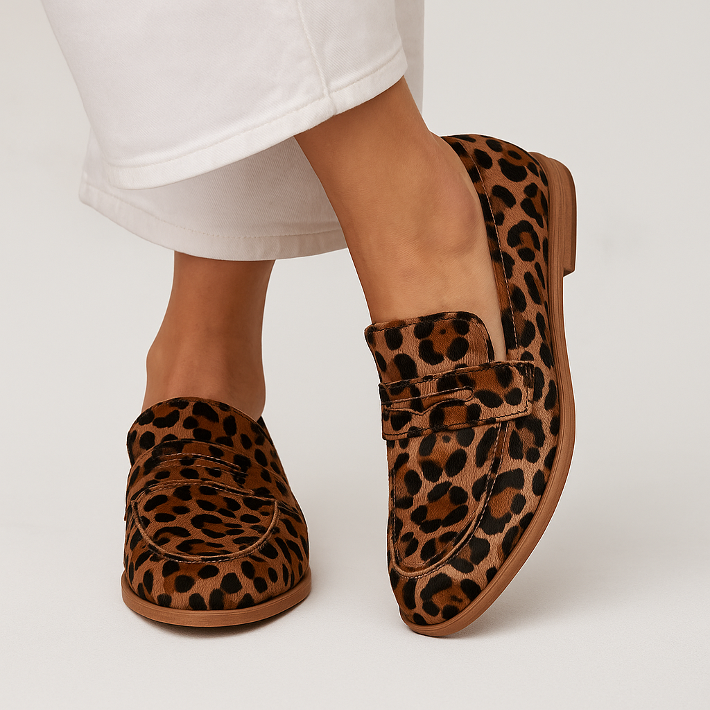 Quinn | Easy Chic Leopard Loafers