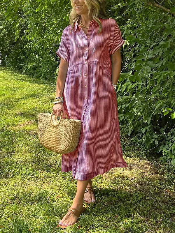 Sienna | Relaxed Fit Button-Down Dress