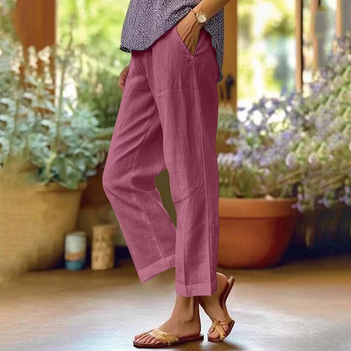 Relaxed Ankle-Length Trousers