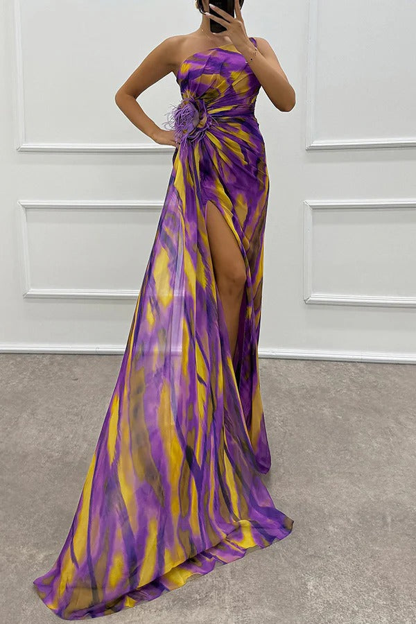 Averie | Strapless Draped Evening Gown