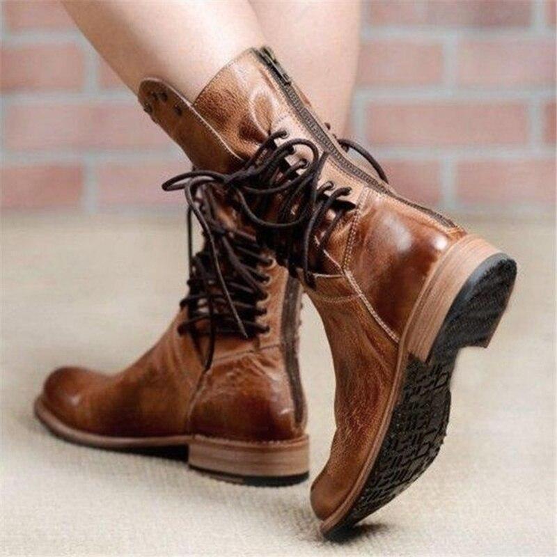 Rowan | Vintage Lace-Up Combat Boots