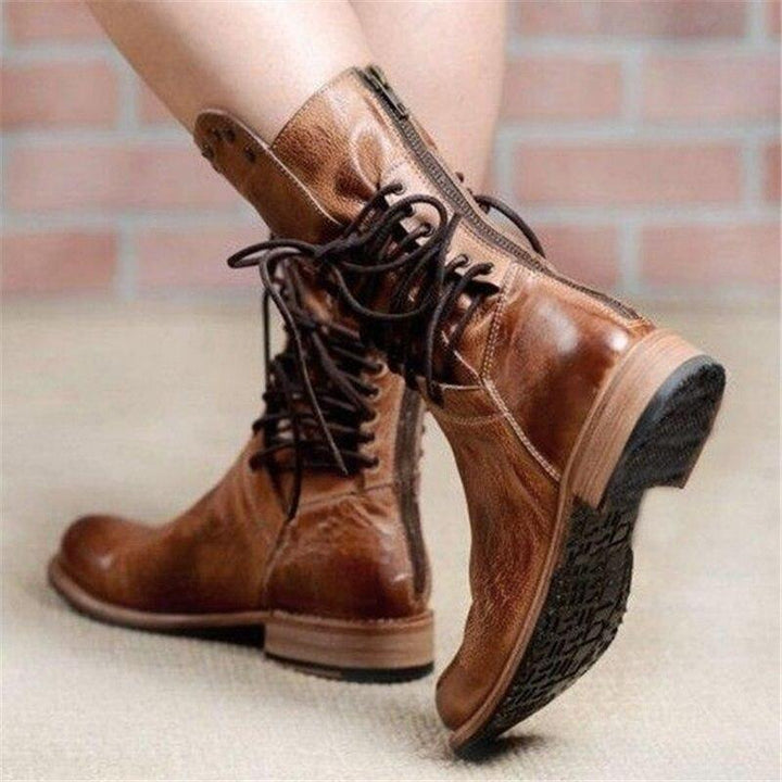 Rowan | Vintage Lace-Up Combat Boots