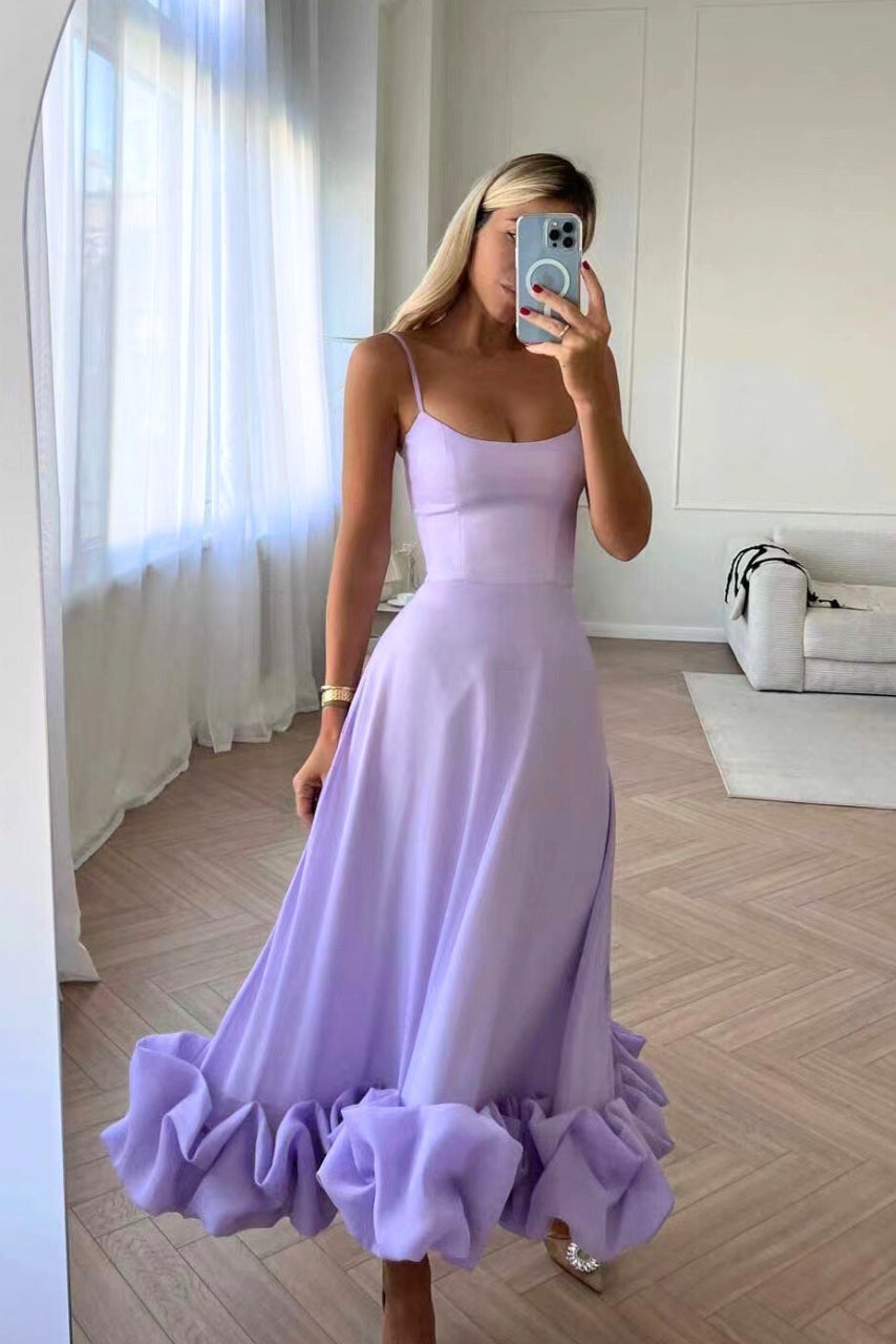 Sorelle | Ruffle Hem Midi Dress