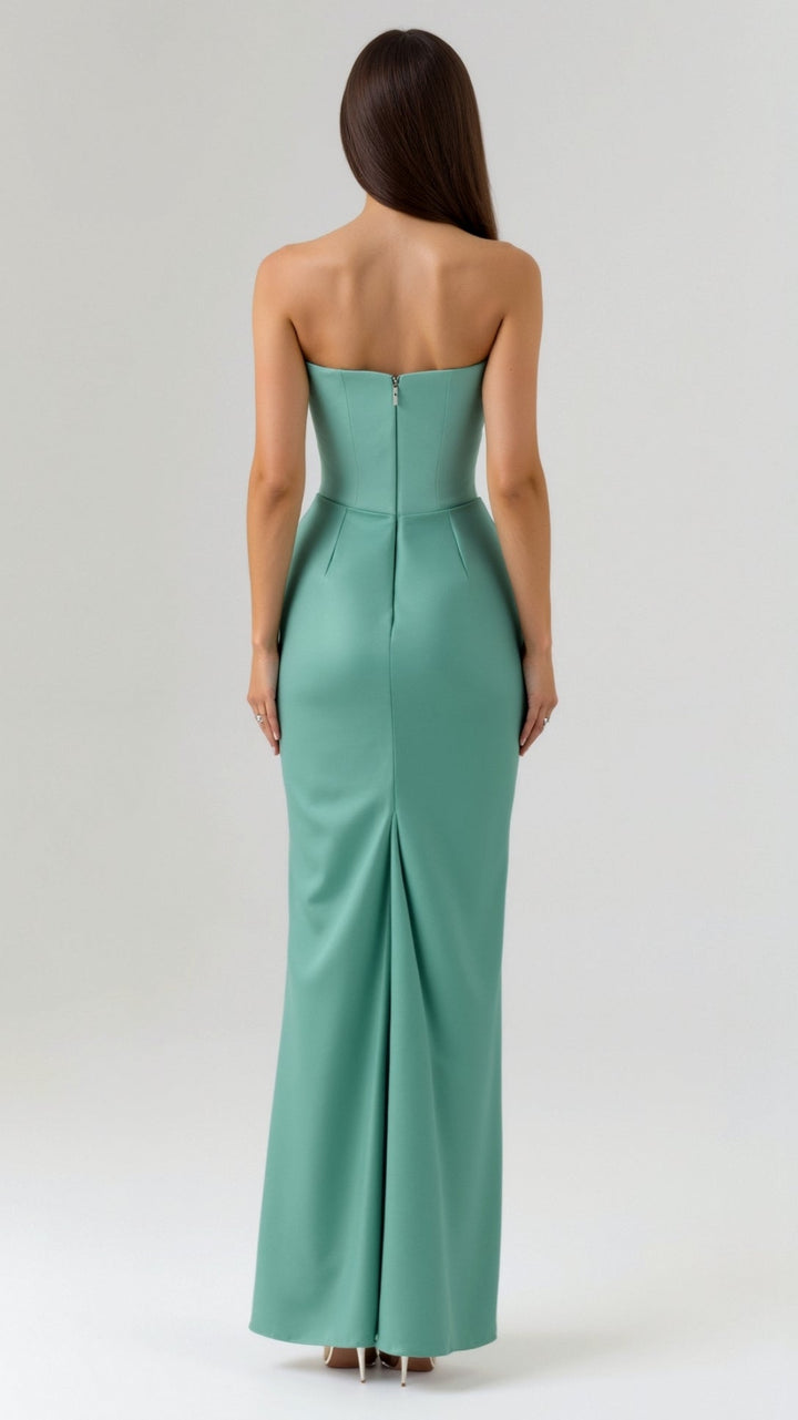 Serena | Women’s Minimalist Column Maxi Dress