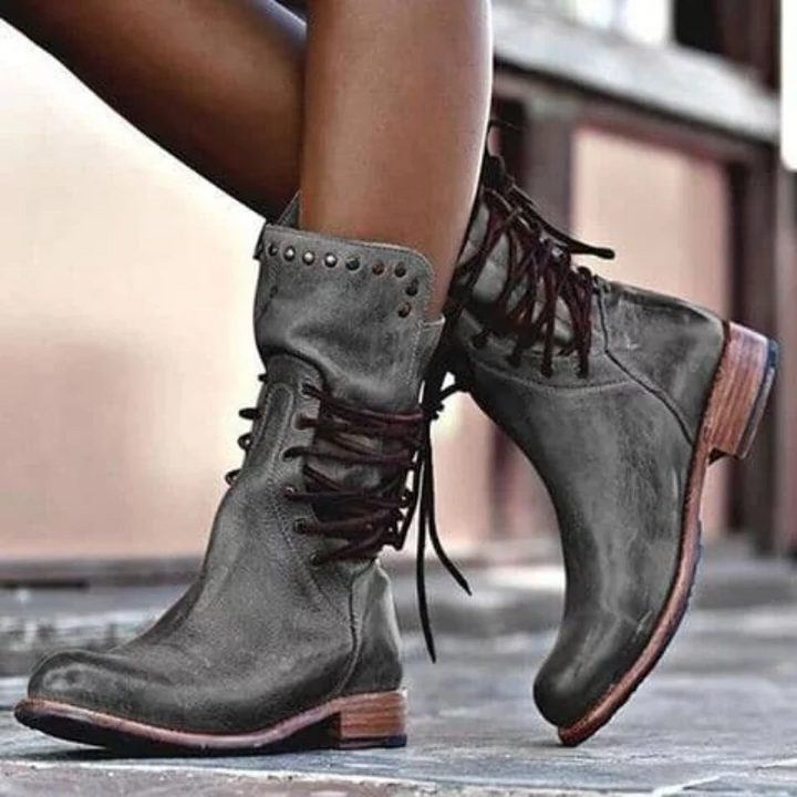 Rowan | Vintage Lace-Up Combat Boots