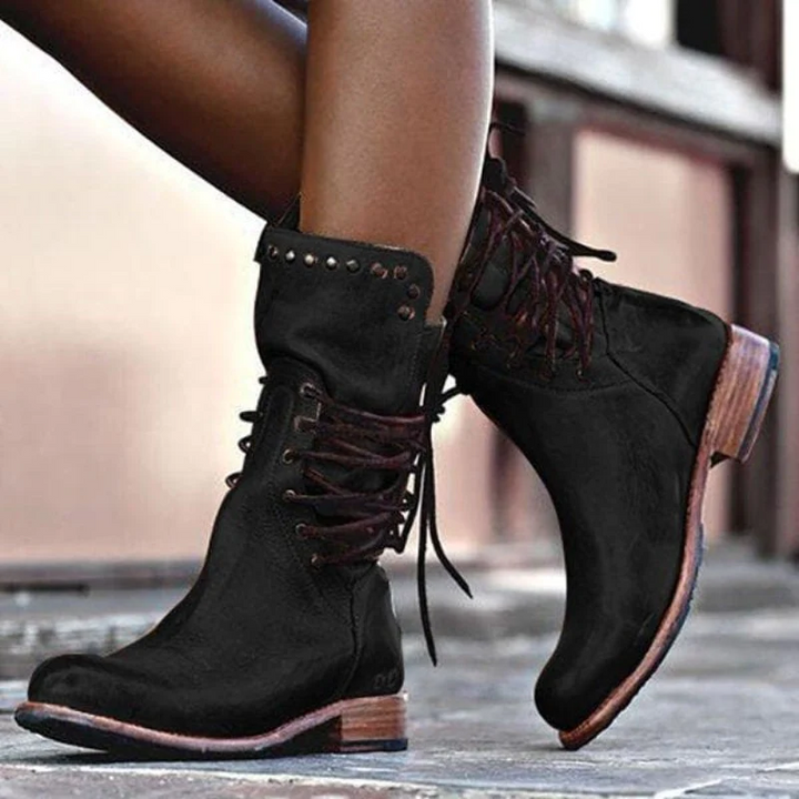Rowan | Vintage Lace-Up Combat Boots