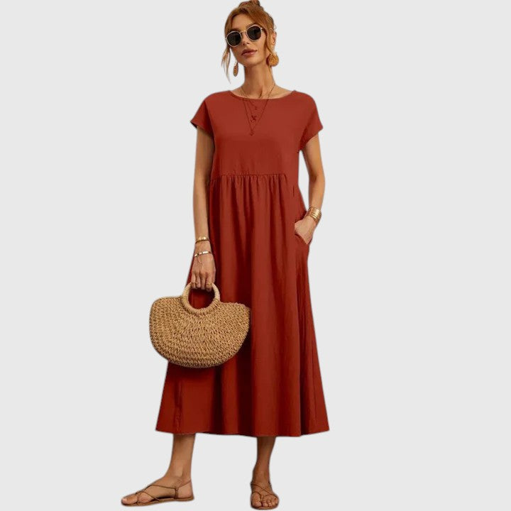 Leora | Relaxed Fit Midi Dress