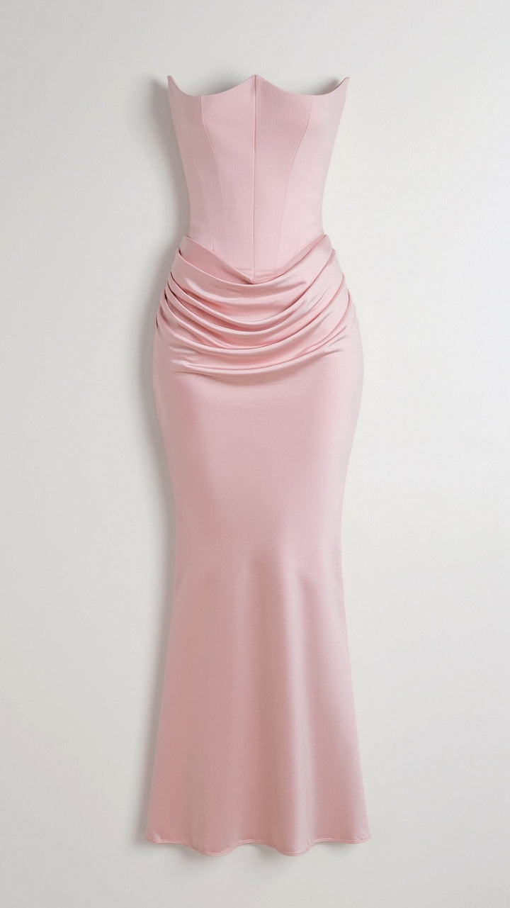 Serena | Women’s Minimalist Column Maxi Dress