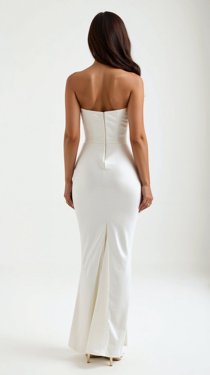 Serena | Women’s Minimalist Column Maxi Dress