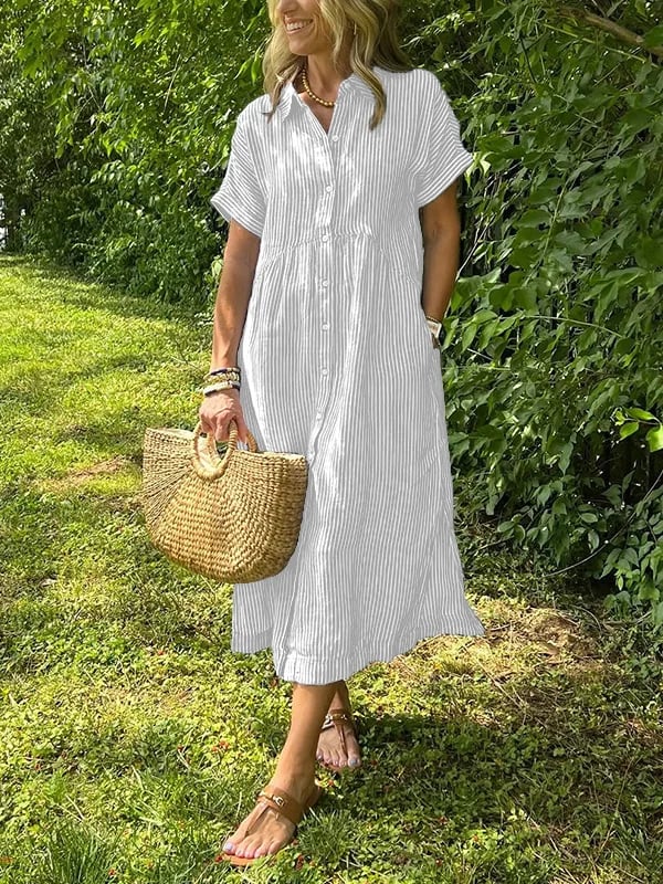 Sienna | Relaxed Fit Button-Down Dress