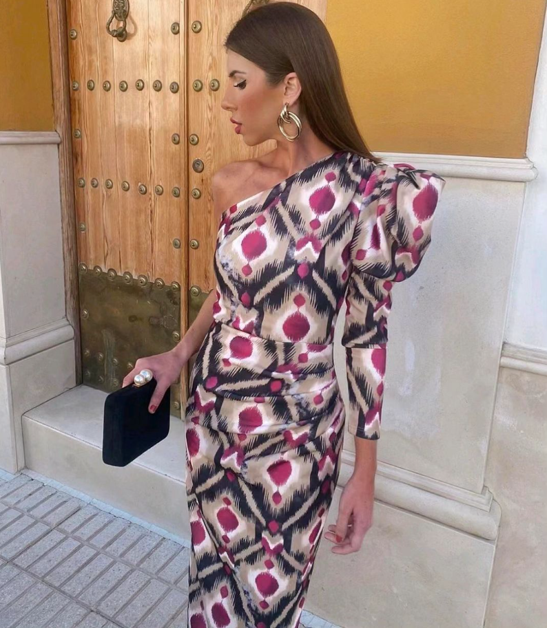 Zaria | Bold One-Shoulder Evening Dress