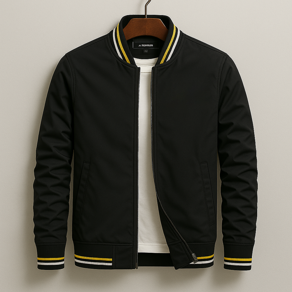 Classic Zip-Up Bomber Jacket