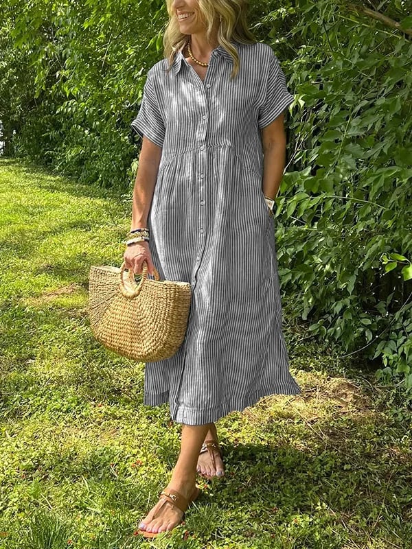 Sienna | Relaxed Fit Button-Down Dress