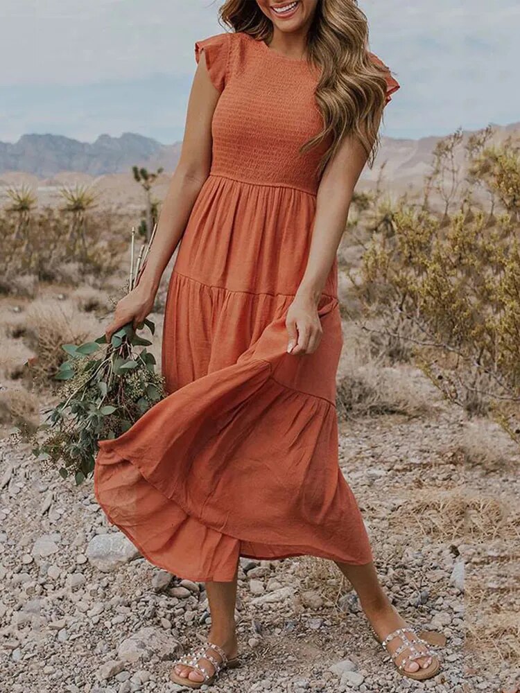 Zerella | Elegant Tummy Control Midi Dress