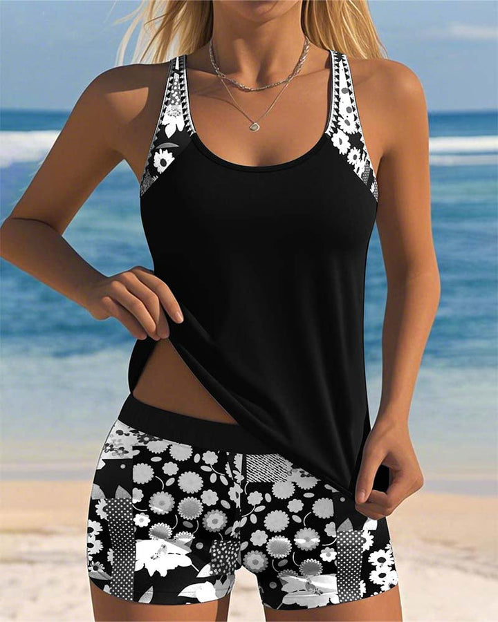 Avery | Flattering Two-Piece Tankini Set