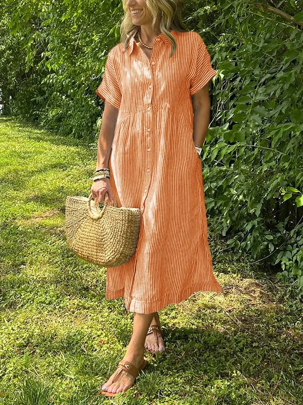 Sienna | Relaxed Fit Button-Down Dress