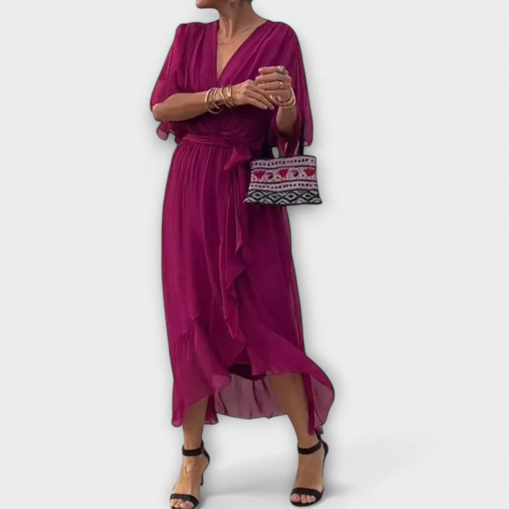 Sofia | Elegant Flow Midi Dress