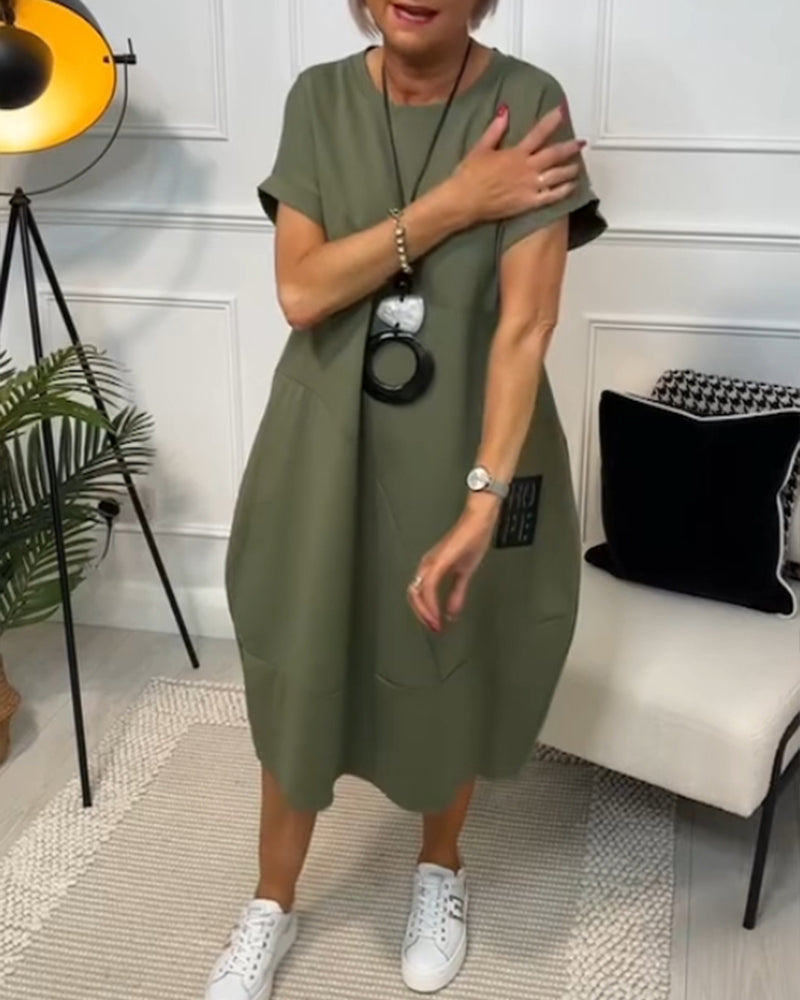 Clara | Casual Loose-Fit Midi Dress
