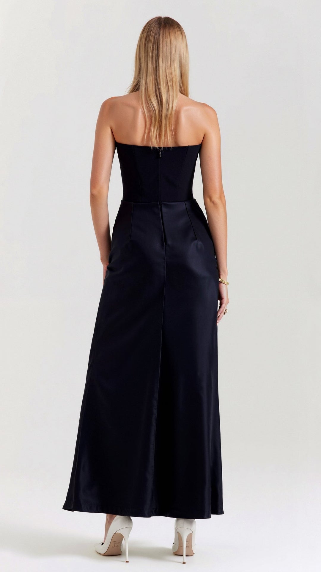 Serena | Women’s Minimalist Column Maxi Dress