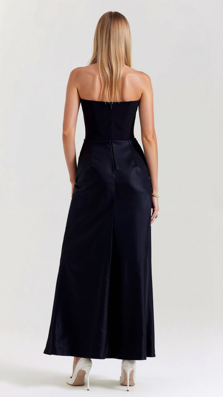 Serena | Women’s Minimalist Column Maxi Dress