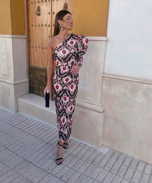Zaria | Bold One-Shoulder Evening Dress