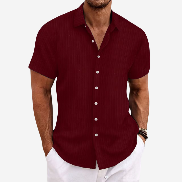 Dante | Men’s Linen-Cotton Blend Smart-Casual Button-Down