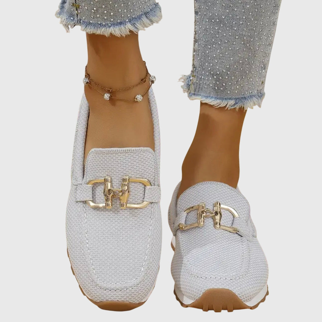 Classic Chain Detail Comfort Loafers