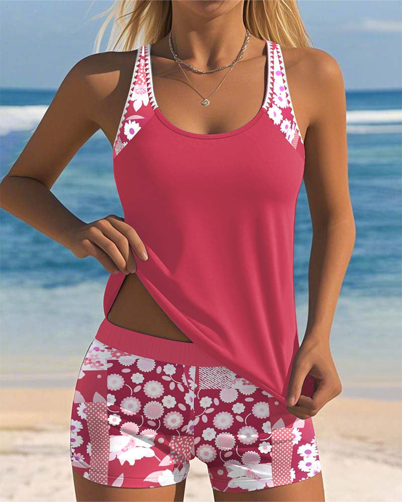 Avery | Flattering Two-Piece Tankini Set