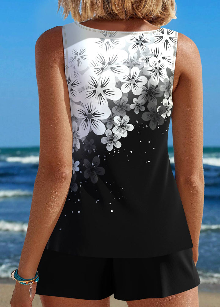 Jana | Floral Ombre Swim Set