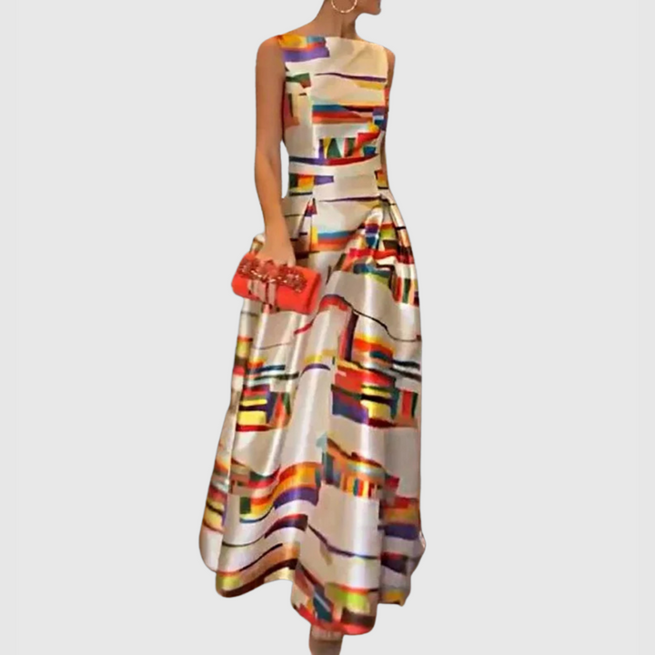 Ravina | Abstract Elegant Evening Dress