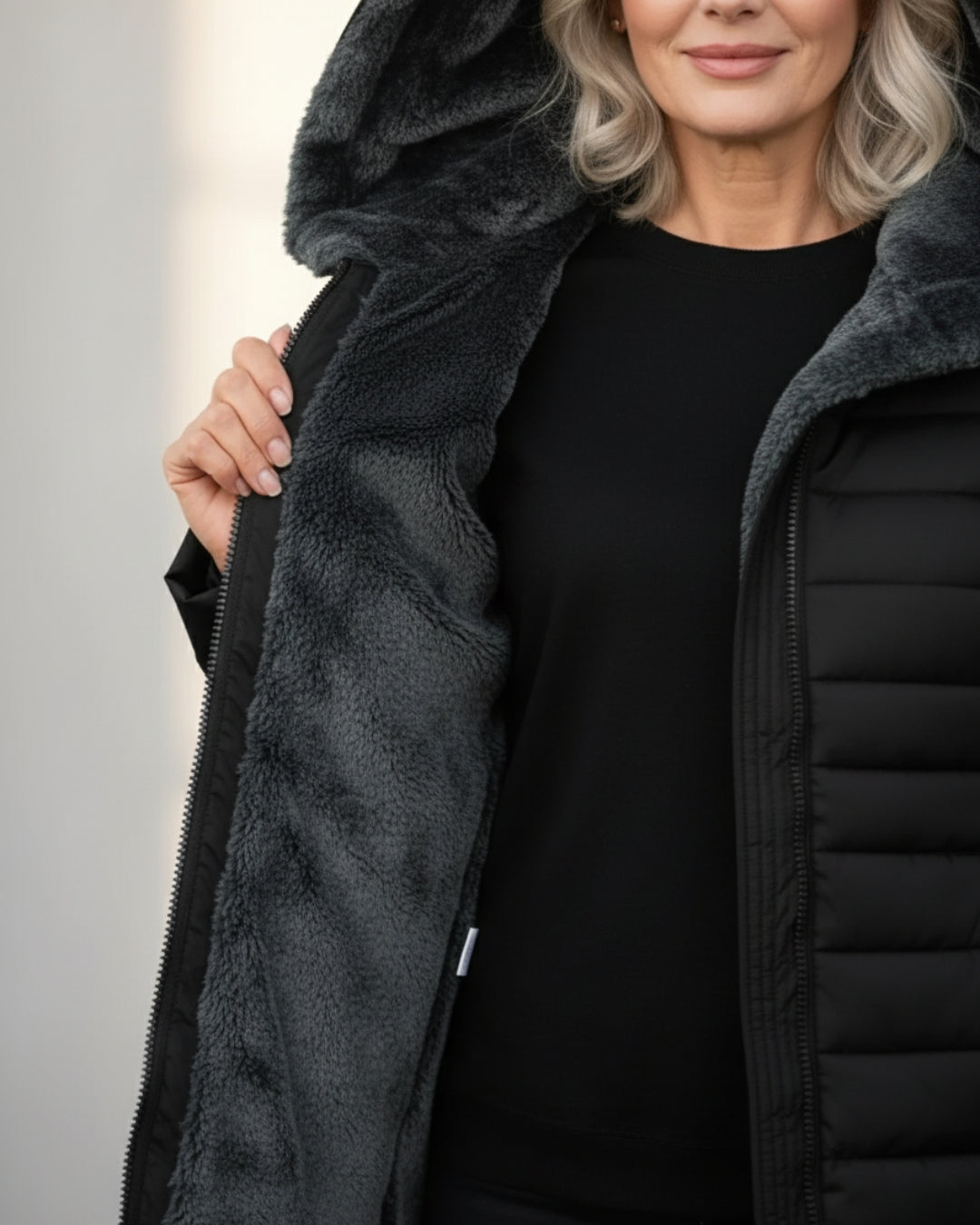 Hooded Quilted Winter Coat