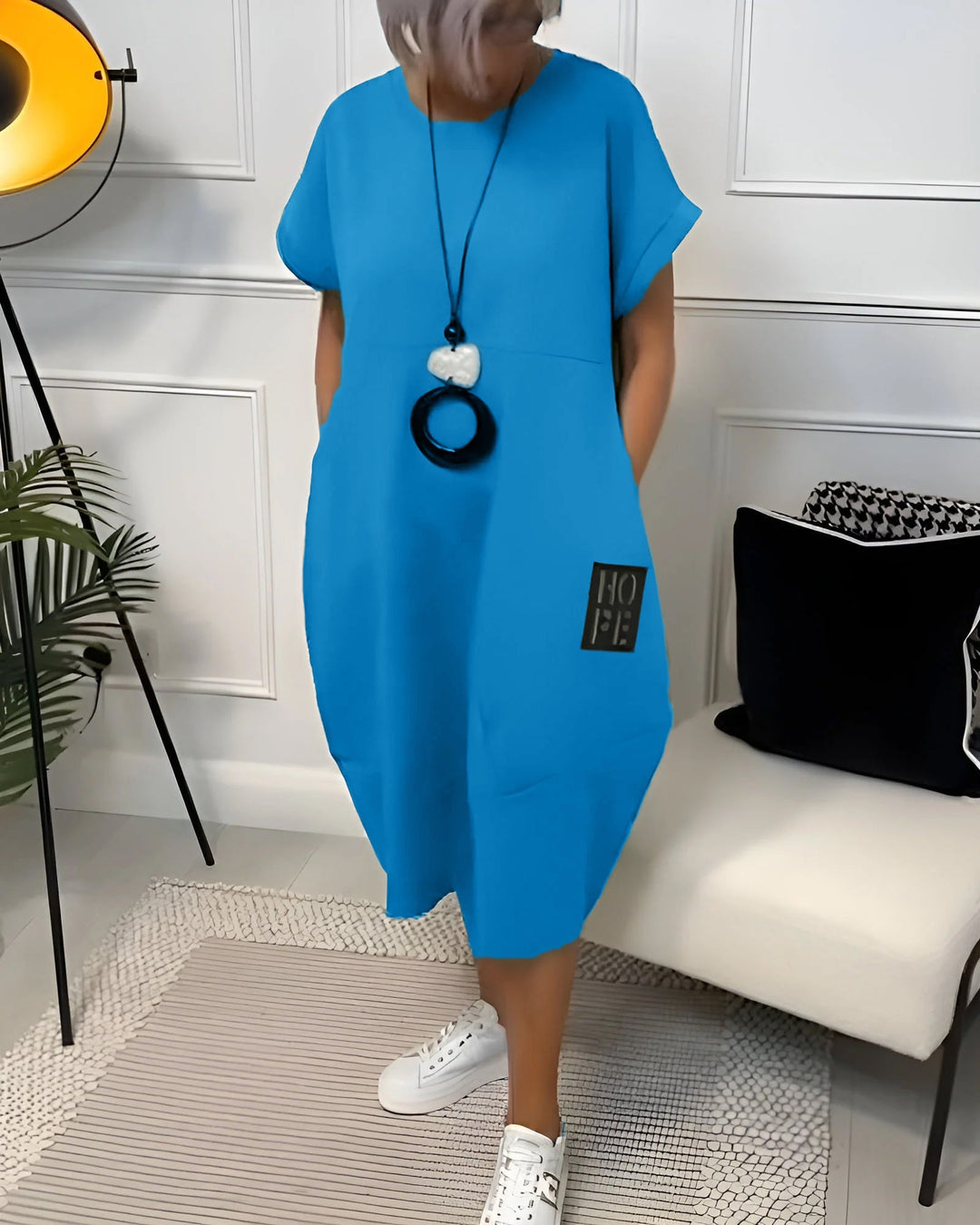 Clara | Casual Loose-Fit Midi Dress