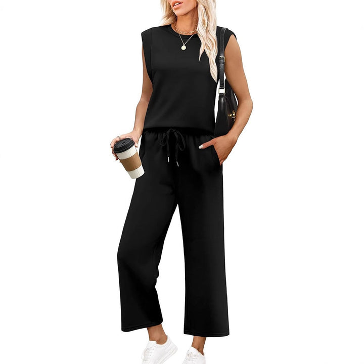 Kaya | Sleeveless Wide-Leg Lounge Set