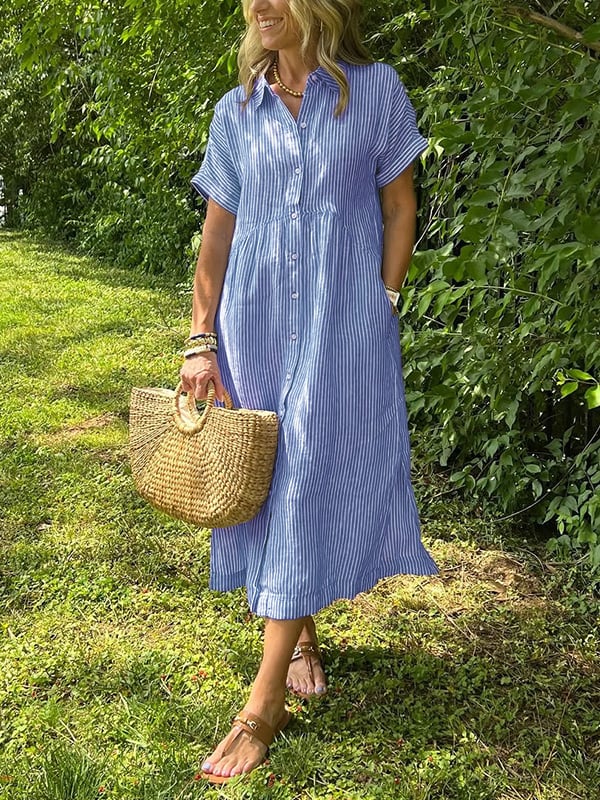 Sienna | Relaxed Fit Button-Down Dress