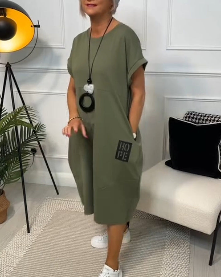 Clara | Casual Loose-Fit Midi Dress