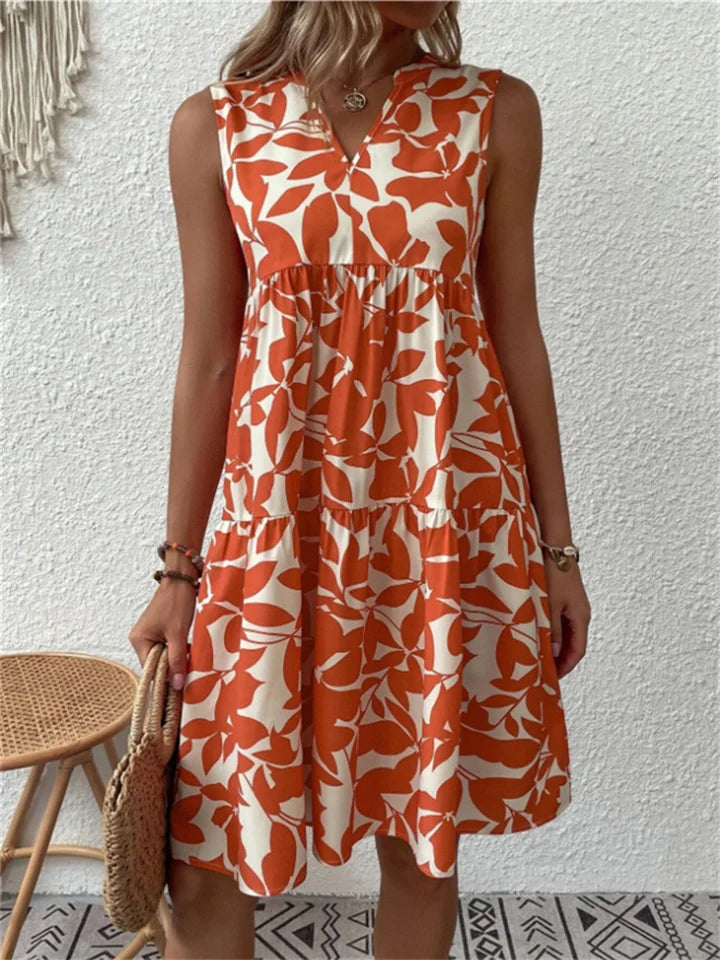 Liora | Sleeveless Tiered Summer Dress