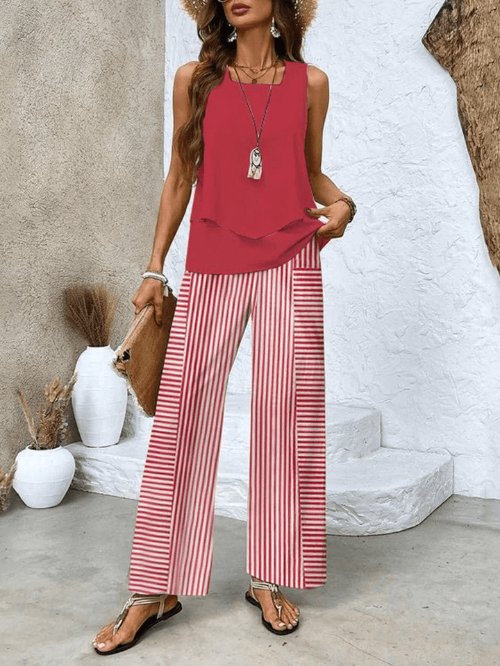 Rowan | Elegant Wide-Leg Set