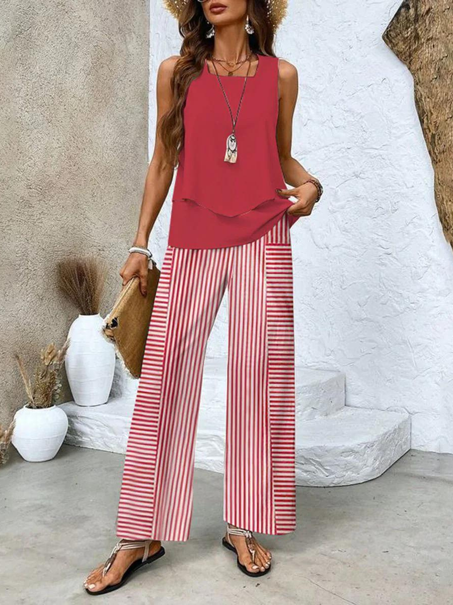 Alessia | Elegant Two-Piece Summer Set