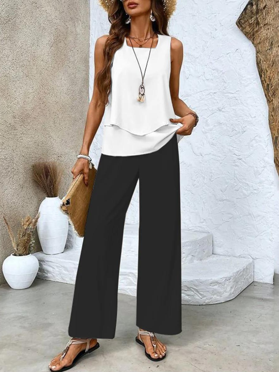 Alessia | Elegant Two-Piece Summer Set