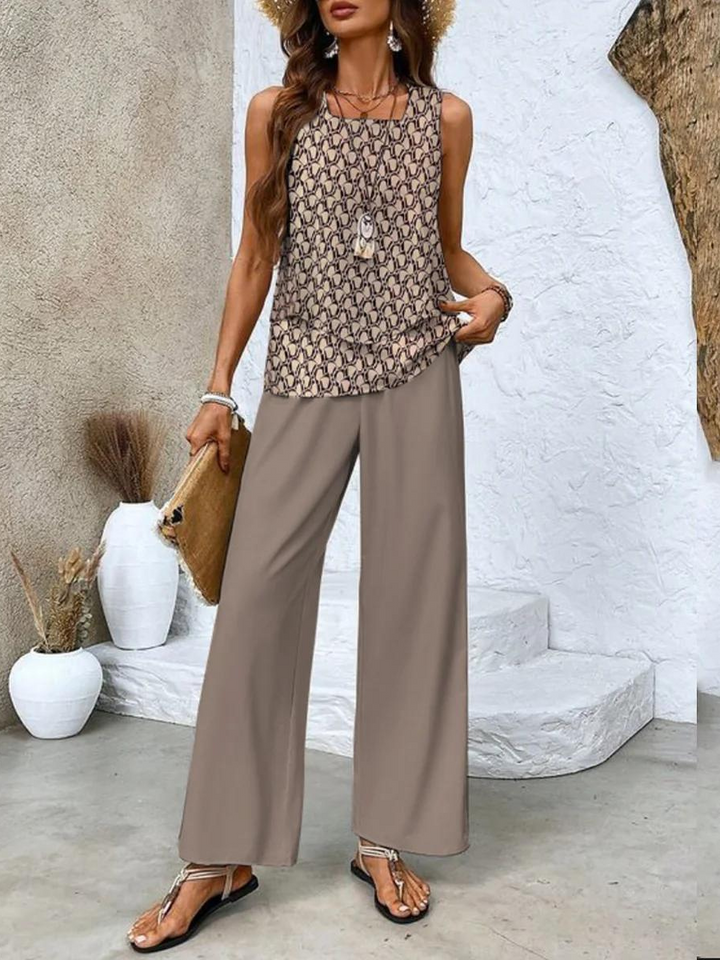 Alessia | Elegant Two-Piece Summer Set