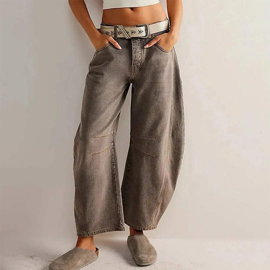 Relaxed Straight-Leg Pants