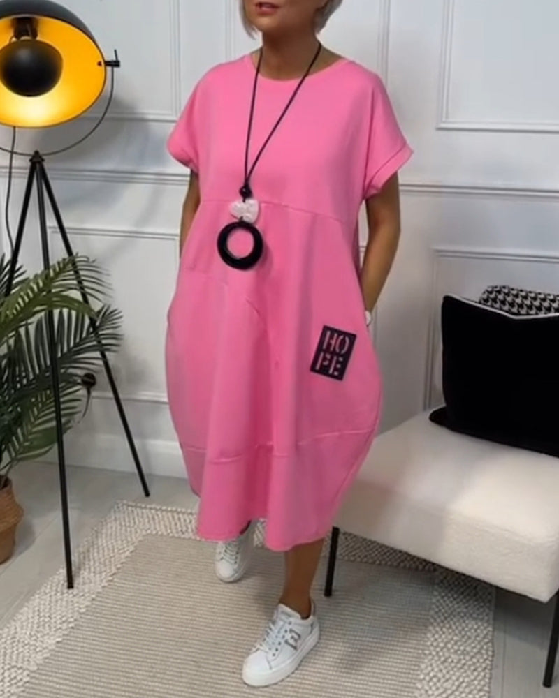 Clara | Casual Loose-Fit Midi Dress
