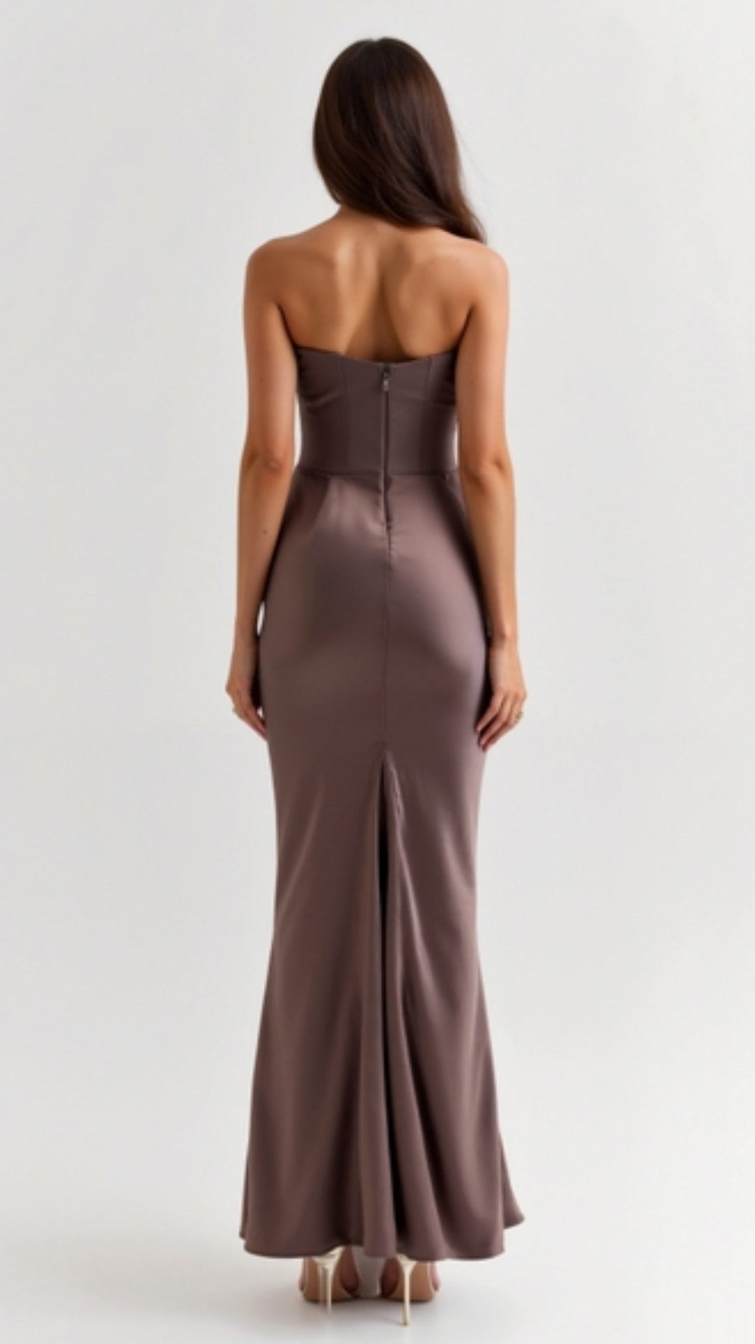 Serena | Women’s Minimalist Column Maxi Dress