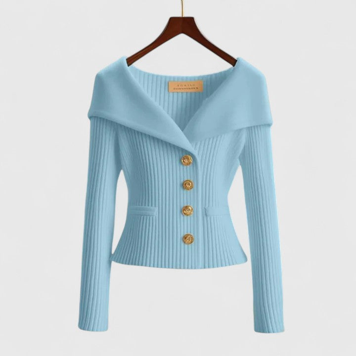 Vivienne | Elegant Off-Shoulder Women’s Blazer