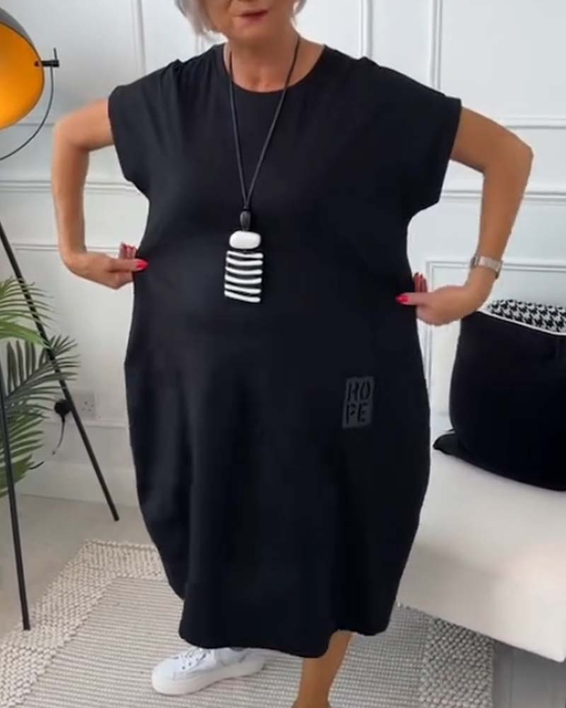 Clara | Casual Loose-Fit Midi Dress
