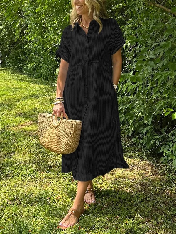 Sienna | Relaxed Fit Button-Down Dress