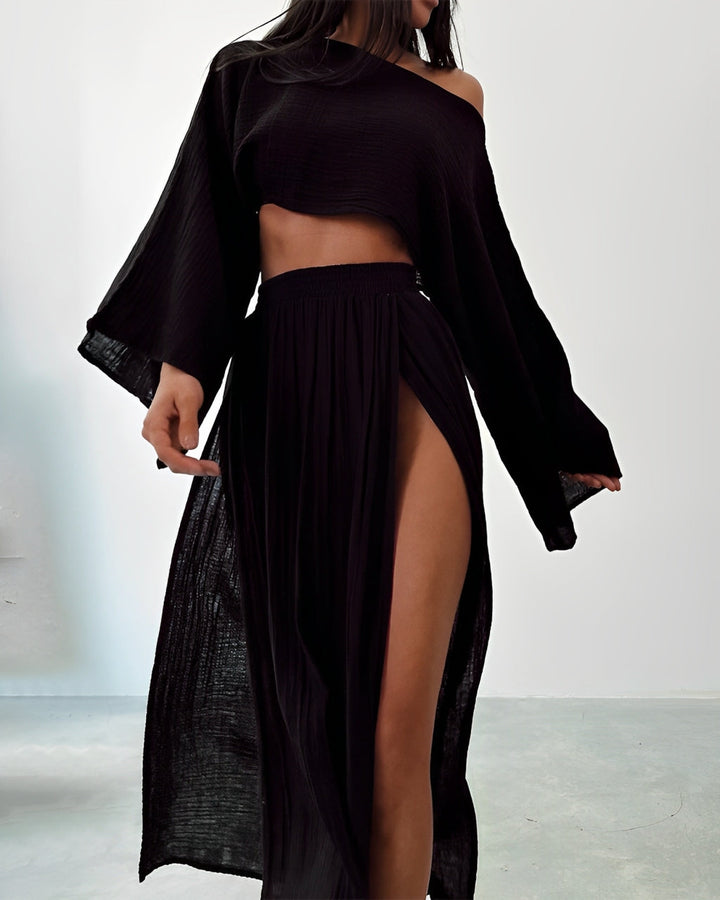 Lyra | Flowy Two-Piece Skirt Set